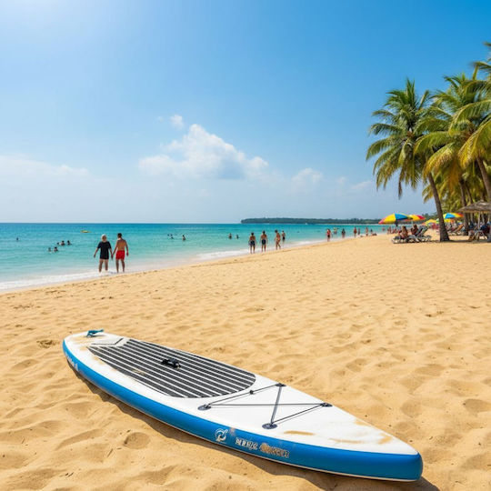 Dream House Aufblasbare SUP Board mit Länge 3,5m Hellblau