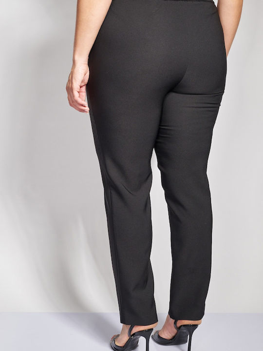 Дамски Черен Костюм в Slim Кройка