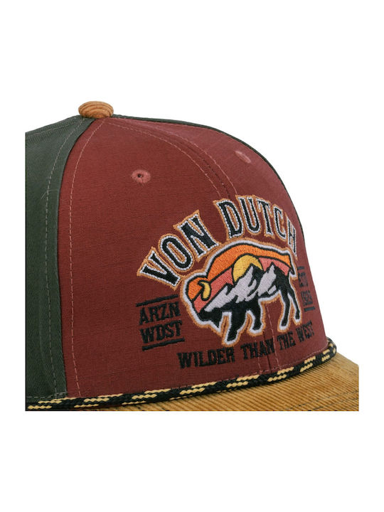 Von Dutch Unisex Kappen Trucker Olive Bordeaux Vd 1 Cs Sem 15