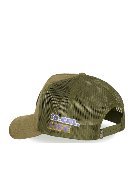 Von Dutch Unisex Καπελο Trucker Λαδι Vd 1 Ct Fur 15-olive