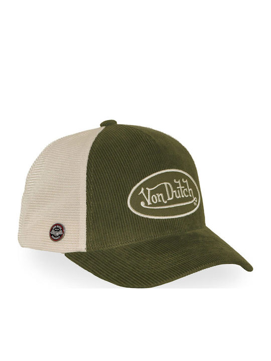 Von Dutch Unisex Șapcă Trucker Verde Vd 1 Cb Lof B47-olive