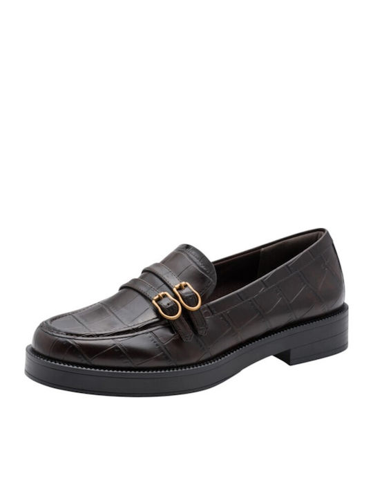 Damen Mokassins in Braun Farbe