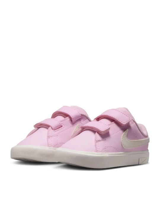 Essential Kids Sports Shoes Tennis with Hook & Loop Closure Pink
