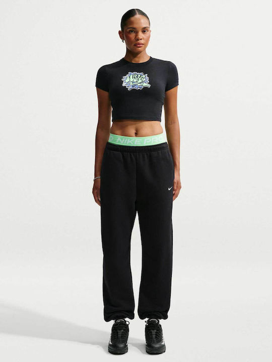 Fleece Women's Sweatpants Black