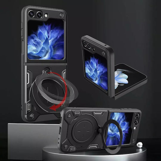 Orso Ringständer Slide Kamera Rückseite Schwarz Galaxy Z Flip