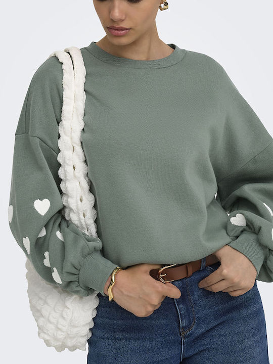 Damen Sweatshirt Grün