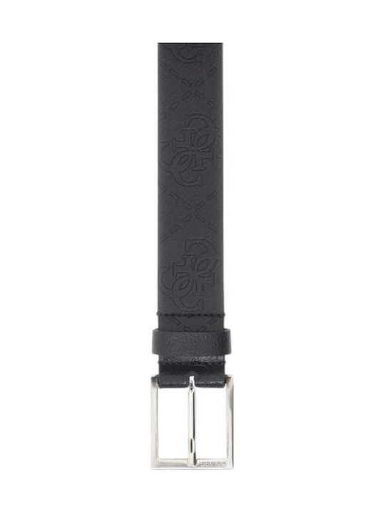 Herren Gürtel Leder Schwarz