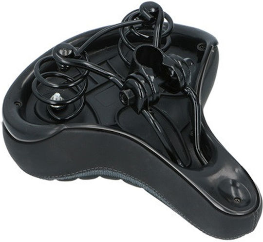 Dunlop Fahrradsattel Schwarz mit Gel 250 x 210 mm