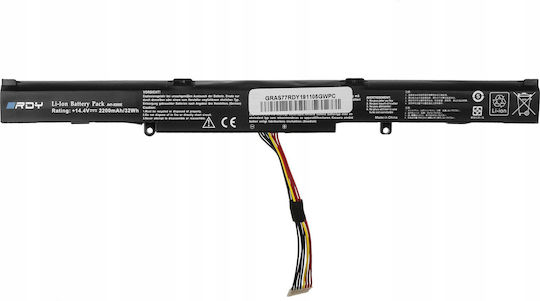 Green Cell Compatible Battery for Asus Asus R510 R510d R510dp R751ln R751j R752l R752lav R752lb X550d X550dp X750j X751l F550d F751l
