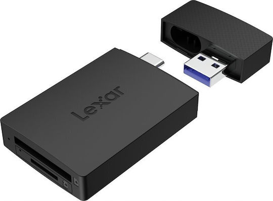 Lexar microSD SD-Karte Kartenleser Dual Slot USB-A/C microSD Karte USB 3.1 Leser Bis Zu 255MB/s Lesegeschwindigkeit
