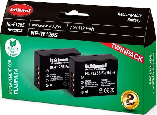 Hähnel Battery Fuji Hl-f126s Double Pack 2 Pieces
