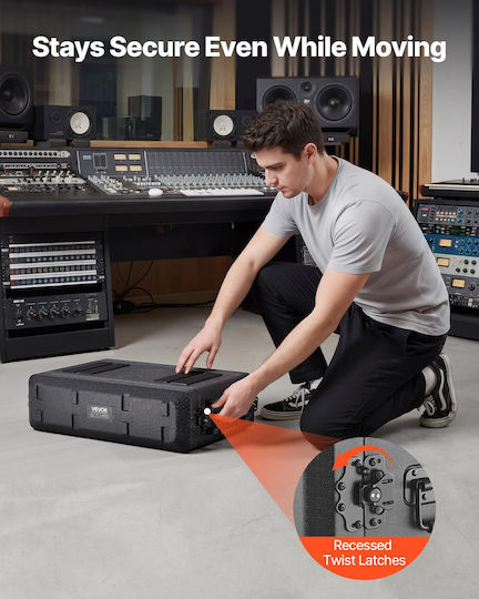 Vevor Rack Case 2u Βάθος 260 Mm Θήκες Μικροφώνου Ενισχυτή Μίκτη Dj Slczjjx2u12imdaks001v0