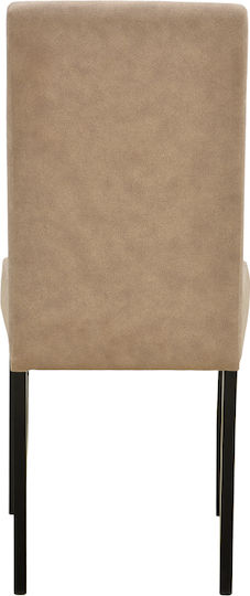 Zeben Dining Chairs with Fabric Upholstery Beige 2 pcs 43.5x55.5x93.5cm