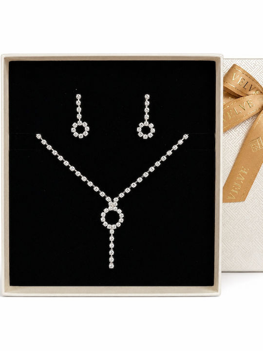 Velve Velve Schmuckset Mit Ohrringen Und Anhängern Aus Silber