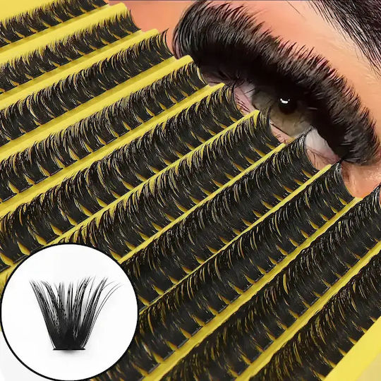 Set 200 bucăți Gene False Russian Volume False Eyelashes