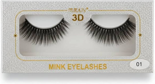 Gene false 3D Strip Lashes Mink 07