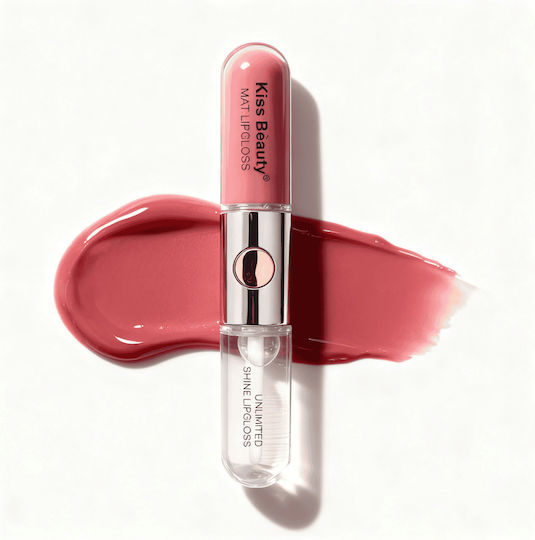Kiss Beauty Luciu de buze bicolor 7 ml