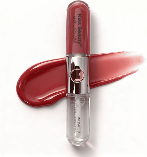 Kiss Beauty Luciu de buze bicolor 7 ml