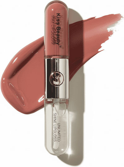 Kiss Beauty Luciu de buze bicolor 7 ml