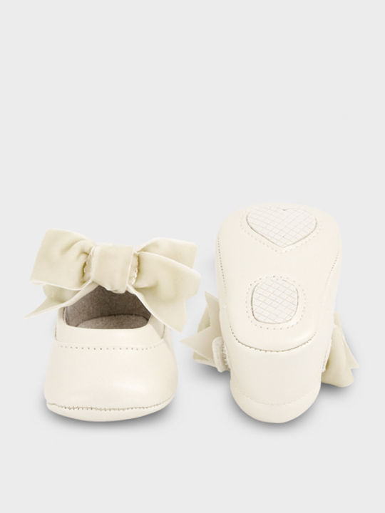 Mayoral Soft-Sole Baby Pumps Beige