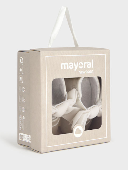 Mayoral Soft-Sole Baby Pumps Beige