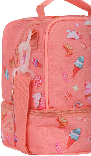 Estia Save The Aegean School Insulated Handheld Lunch Bag 6 Litre Candy Sky 20cm