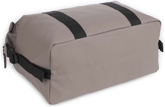 Rains Hilo Weekend Bag Small W3 Σακ Βουαγιάζ Καφέ Υφασμάτινο