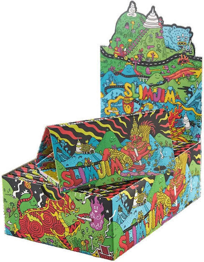 Slim Jim xJacob Edition Hârtii De Rulat Țigarete Slim King Size Slim Cu Hârtie De Țigări 32 Foi De Hârtie 1 Buc + Tavă și Grinder