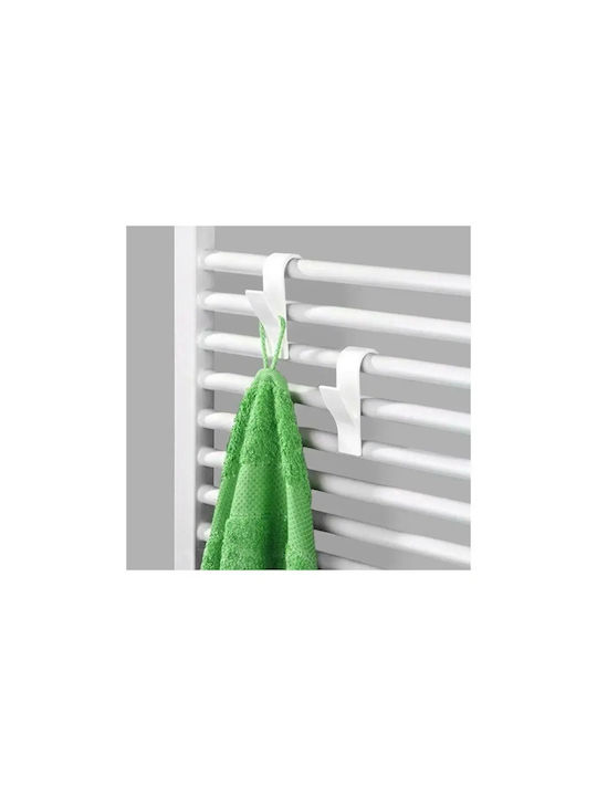 Verk Group Double Bathroom Hook with Screws Silver