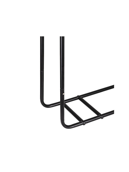 MRShome 48,5x15,5cm Inox Schwarzer Badezimmerhaken & -halter