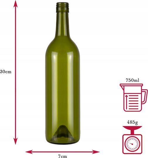 Bimberek Glass Oil Can with Flow 750ml