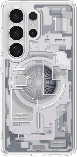 Spigen Ultra Hybrid Mag Back Cover Silicone / Plastic 2mm White (Galaxy S23 Ultra)