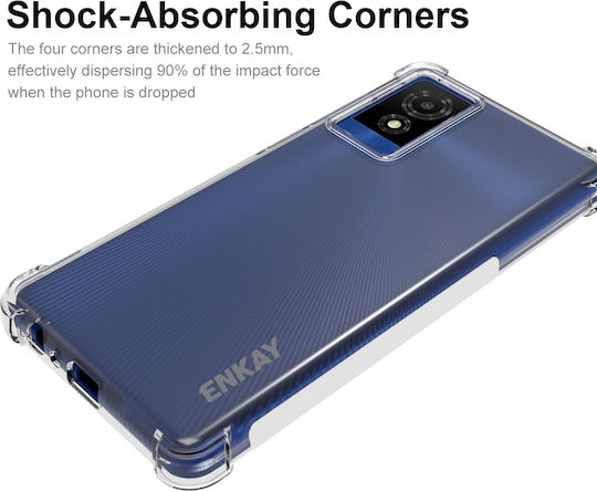 Enkay Hat-prince Back Cover Σιλικόνης Διάφανο (TCL 501)