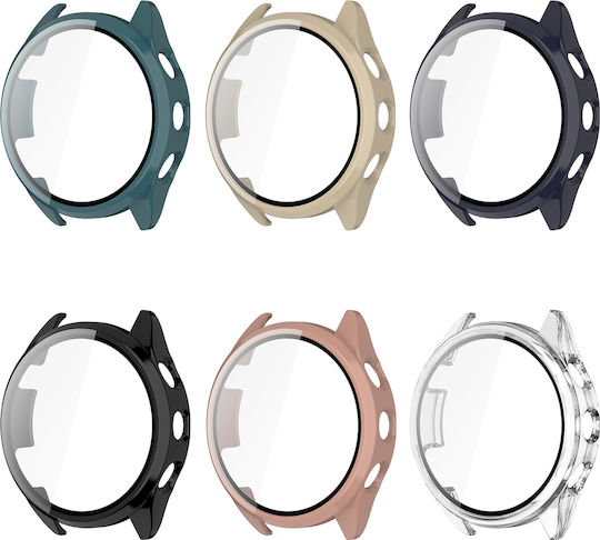 Garmin Forerunner 165 Pc + Tempered Film Ενσωματωμένη Προστατευτική Θήκη Ρολογιού Μπλε