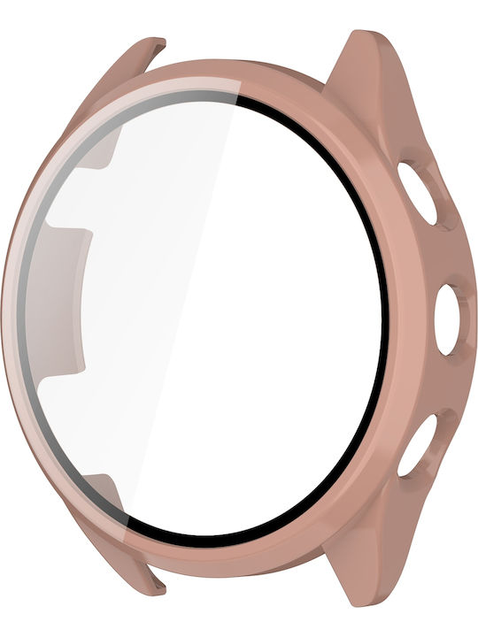 Garmin Forerunner 165 Pc + Tempered Film Carcasă Protectoare Integrată Pentru Ceas Roz