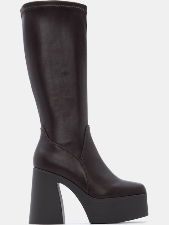 Damenstiefel Braun