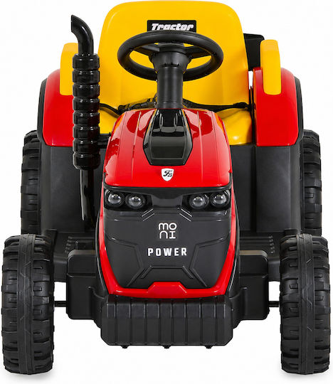 Παιδικό Τρακτέρ Ηλεκτροκίνητο με Καρότσα 12 Volt Κόκκινο για 3+ Ετών