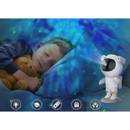 Verk Group Led Παιδικό Φωτιστικό Projector με Προβολή Αστεριών Πολύχρωμο