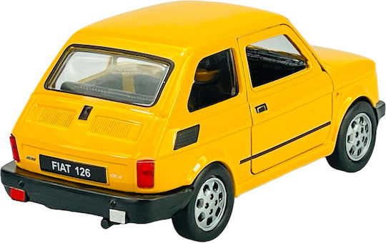 Welly Fiat 126p Жълт 1:34 42372
