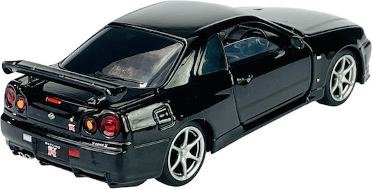 Tayumo Nissan Skyline Gt-r34 V-spec Ii Statische Modelle Μαύρο Maßstab 1:32