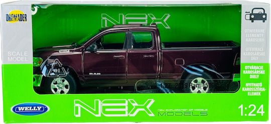 Welly 2019 Dodge Ram 1500 Burgundy Scara 1:27 24104