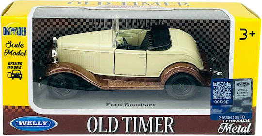 Welly Old Timer Ford Modell Roadster Ohne Dach Beige Maßstab 1:34 98875