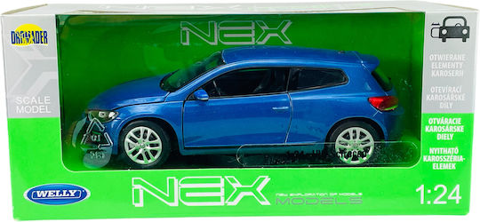 Welly Vw Volkswagen Scirocco Albastru Scara 1:24 24007