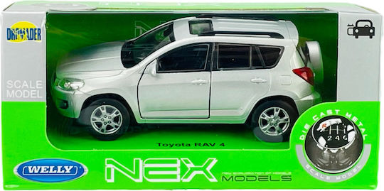 Welly Toyota Rav 4 Silver Scale 1:34 43640