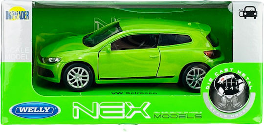 Welly Vw Volkswagen Scirocco Green 1:34 43615
