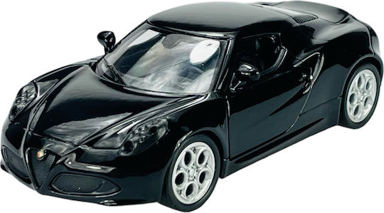 Welly Alfa Romeo 4c Μαυρο 1:34 43676