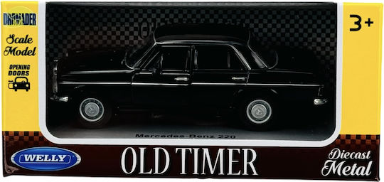 Welly Old Timer Mercedes-Benz 220 W114 Black Scale 1:34 43764