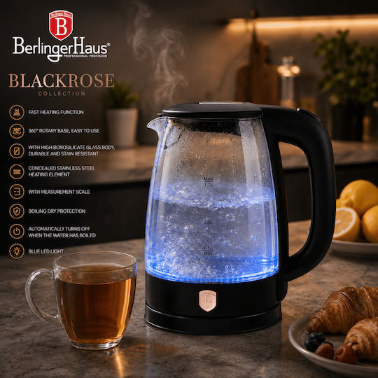 Berlinger Haus Fierbător 1.7lt 2200W Negru