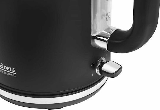 Kraft & Dele Wasserkocher 1.7l 2200W Schwarzer