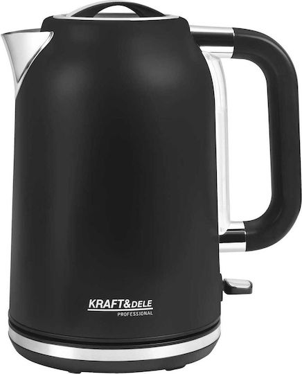 Kraft & Dele Wasserkocher 1.7l 2200W Schwarzer